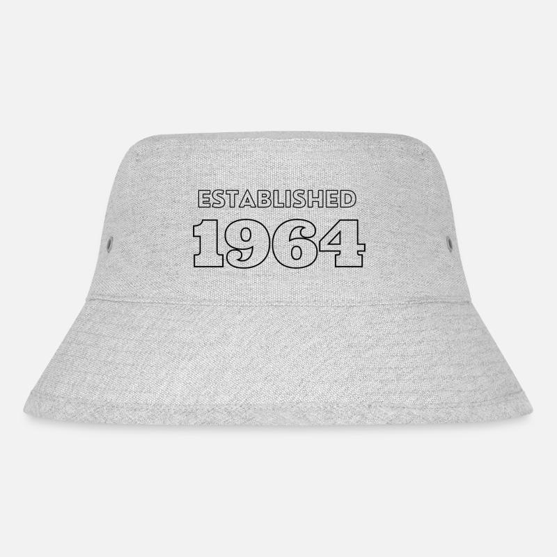 Established 1964 - Stanley/Stella Recycled Bucket Hat - heather grey