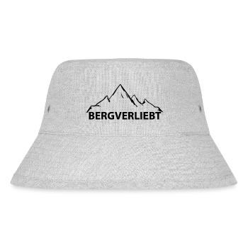 Bergverliebt - (10) - Stanley/Stella recycelter Bucket Hat - Grau meliert - Vorne