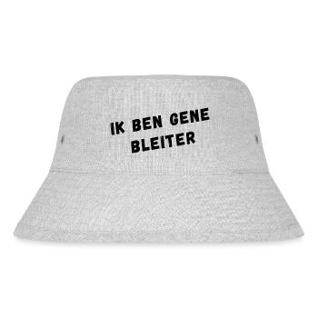 Je ne suis pas un bleiter. Chemises en dialecte flamand occidental - Bob recyclé Stanley/Stella - gris chiné - Devant