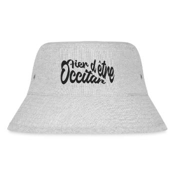 Fier d'être Occitan - Bob recyclé Stanley/Stella - gris chiné - Devant