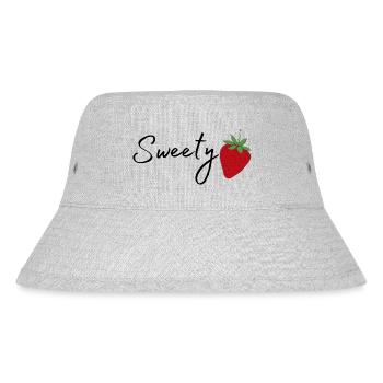 Sweety - Stanley/Stella recycelter Bucket Hat - Grau meliert - Vorne