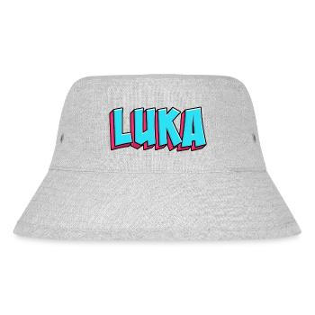 Name Motif: Luka - Stanley/Stella Recycled Bucket Hat - heather grey - Front