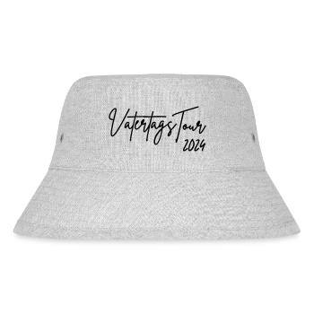 vatertagstour - Stanley/Stella recycelter Bucket Hat - Grau meliert - Vorne