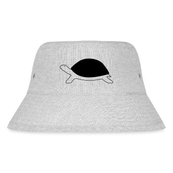 Schildkröte - Stanley/Stella recycelter Bucket Hat - Grau meliert - Vorne