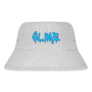 Slime Blue - Stanley/Stella Recycled Bucket Hat - heather grey - Front