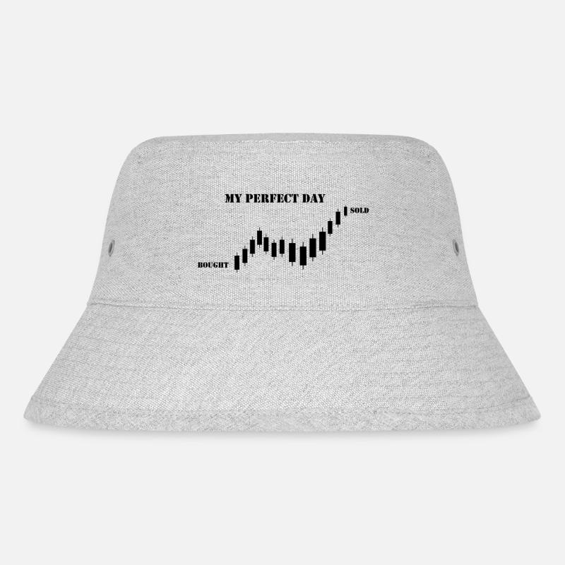 Bitcoin Trading Crypto Stocks - Stanley/Stella Recycled Bucket Hat - heather grey