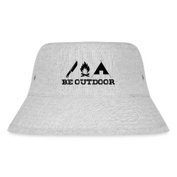 Adventure Travel Hiking Mountain - Stanley/Stella Recycled Bucket Hat - heather grey - Front
