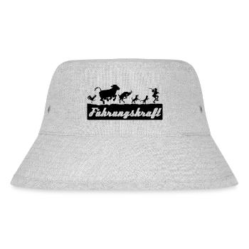 Führungskraft - Stanley/Stella recycelter Bucket Hat - Grau meliert - Vorne