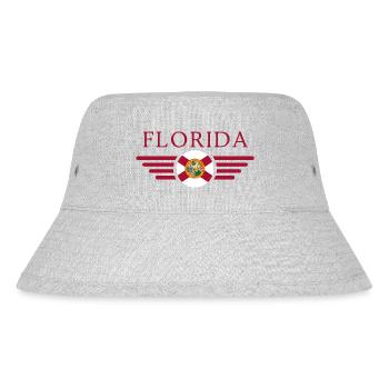 Florida - Stanley/Stella Recycled Bucket Hat - heather grey - Front