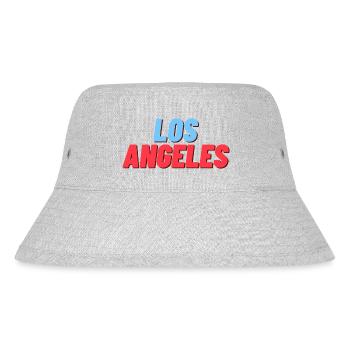 Los Angeles - Stanley/Stella Recycled Bucket Hat - heather grey - Front