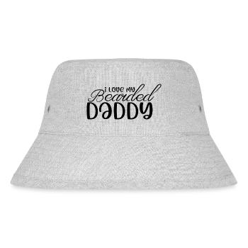 J’aime mon papa barbu - Bob recyclé Stanley/Stella - gris chiné - Devant