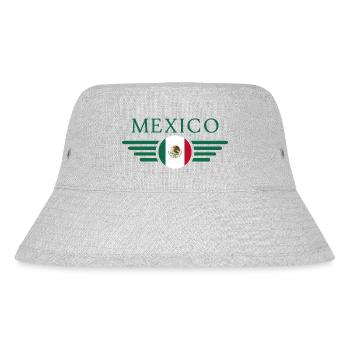 Mexiko - Stanley/Stella recycelter Bucket Hat - Grau meliert - Vorne