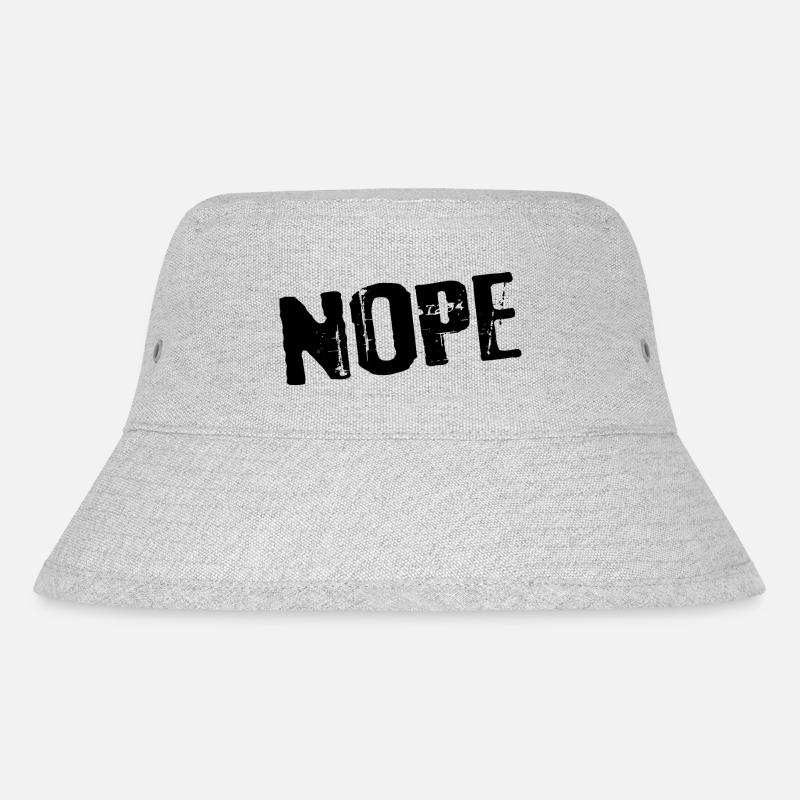 Anti-ja-Sager - Stanley/Stella recycelter Bucket Hat - Grau meliert