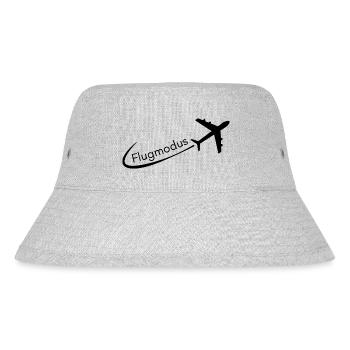 Flugmodus - Stanley/Stella recycelter Bucket Hat - Grau meliert - Vorne