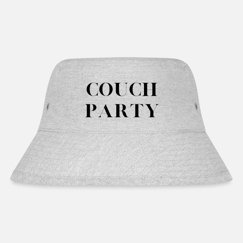 Couch Party - Stanley/Stella recycelter Bucket Hat - Grau meliert