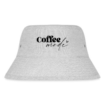 Coffee Mode - Stanley/Stella recycelter Bucket Hat - Grau meliert - Vorne