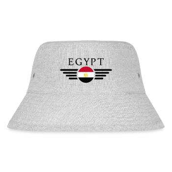 Ich liebe Ägypten - Stanley/Stella recycelter Bucket Hat - Grau meliert - Vorne