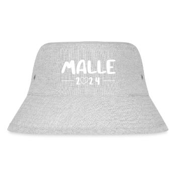 Malle 2024 Herz Reise - Stanley/Stella recycelter Bucket Hat - Grau meliert - Vorne