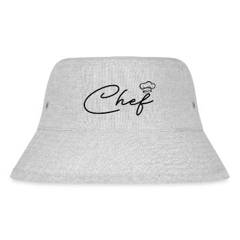 Personalized chef - Stanley/Stella Recycled Bucket Hat - heather grey - Front