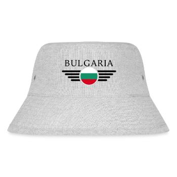 Bulgaria Charm T-Shirt - Stanley/Stella Recycled Bucket Hat - heather grey - Front