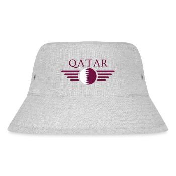 Qatar Style Design T-Shirt - Bob recyclé Stanley/Stella - gris chiné - Devant
