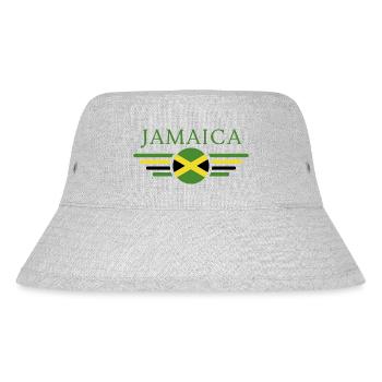 J’aime la Jamaïque, Style Design T-Shirt - Bob recyclé Stanley/Stella - gris chiné - Devant