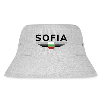 Sofia Design – Fière de la capitale bulgare - Bob recyclé Stanley/Stella - gris chiné - Devant