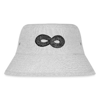 sketch infinity heart design | original by. MMJ49 - Stanley/Stella Recycled Bucket Hat - heather grey - Front