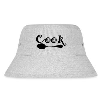 cook - Stanley/Stella recycelter Bucket Hat - Grau meliert - Vorne
