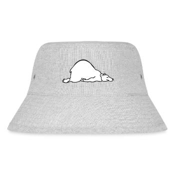 Sleeping bear | Sleeping Bear - Stanley/Stella Recycled Bucket Hat - heather grey - Front