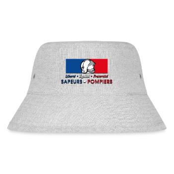 Sapeurs Pompiers Liberté Egalité Fraternité - Bob recyclé Stanley/Stella - gris chiné - Devant