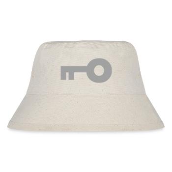 Schlüssel - Stanley/Stella recycelter Bucket Hat - Naturweiß - Vorne