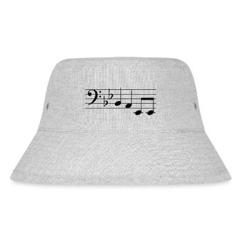 B-A-S-S - Stanley/Stella recycelter Bucket Hat - Grau meliert - Vorne