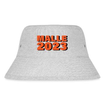 Malle 2023 - Stanley/Stella recycelter Bucket Hat - Grau meliert - Vorne