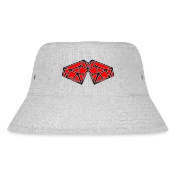 Diamonds - Stanley/Stella Recycled Bucket Hat - heather grey - Front