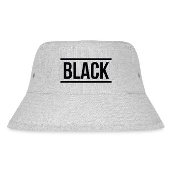 Schwarz - Stanley/Stella recycelter Bucket Hat - Grau meliert - Vorne