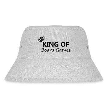 boardgame chess backgammon game night - Stanley/Stella recycelter Bucket Hat - Grau meliert - Vorne