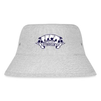 boardgame chess backgammon game night - Stanley/Stella recycelter Bucket Hat - Grau meliert - Vorne