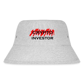 Crypto Bitcoin Trading - Stanley/Stella recycelter Bucket Hat - Grau meliert - Vorne