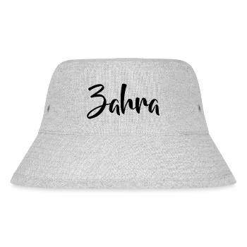 Vorname Zahra - Stanley/Stella recycelter Bucket Hat - Grau meliert - Vorne
