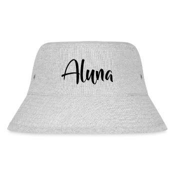 Vorname Aluna - Stanley/Stella recycelter Bucket Hat - Grau meliert - Vorne