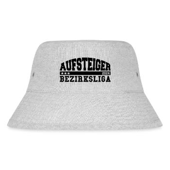 Aufsteiger 2024 Bezirksliga Aufstieg Fußball - Stanley/Stella recycelter Bucket Hat - Grau meliert - Vorne