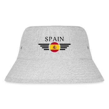 Spain Passion T-Shirt - Stanley/Stella Recycled Bucket Hat - heather grey - Front