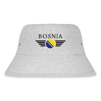 Bosnie Elégance T-shirt - Bob recyclé Stanley/Stella - gris chiné - Devant