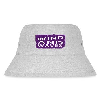 cool joke free spirit liberty windsurfing tricks - Stanley/Stella recycelter Bucket Hat - Grau meliert - Vorne