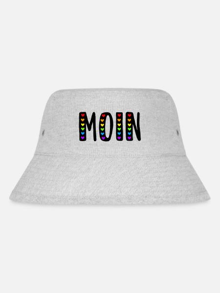 HELLO - Stanley/Stella Recycled Bucket Hat - heather grey