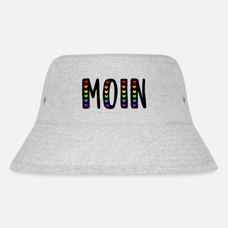 HELLO - Stanley/Stella Recycled Bucket Hat - heather grey