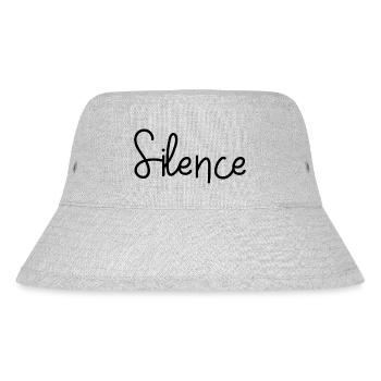 Silence - Stanley/Stella Recycled Bucket Hat - heather grey - Front