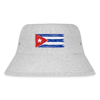 Drapeau de Cuba - Bob recyclé Stanley/Stella - gris chiné - Devant