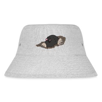 Mole - Stanley/Stella Recycled Bucket Hat - heather grey - Front